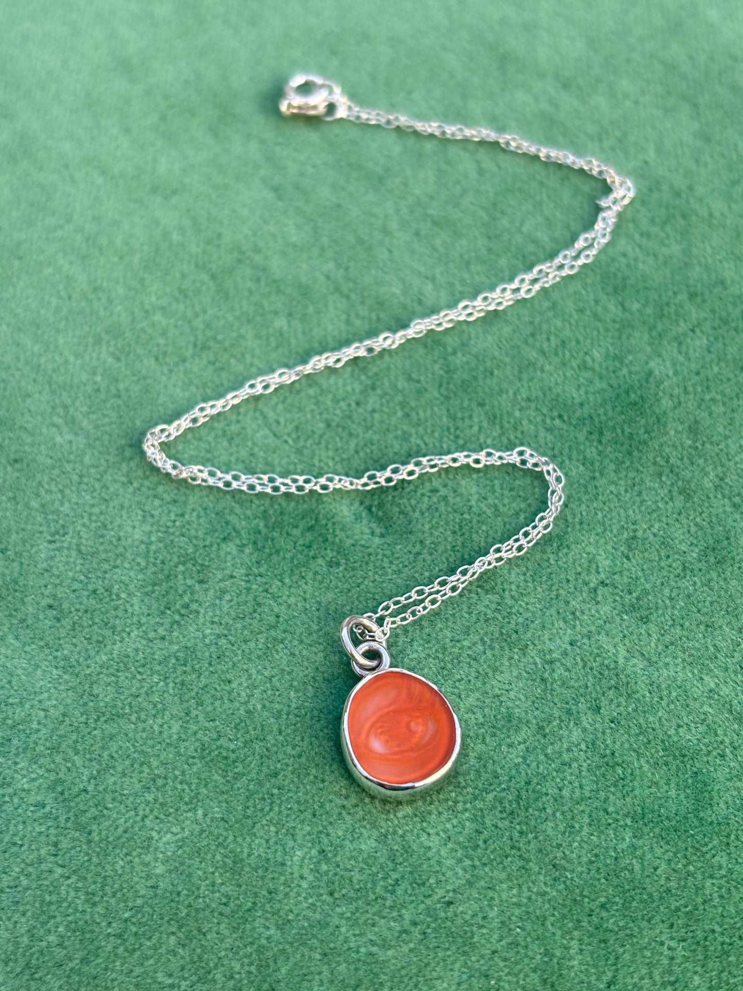 SALE Apricot Eye Pendant