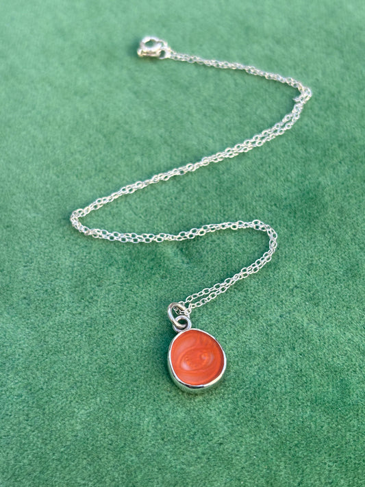 SALE Apricot Eye Pendant