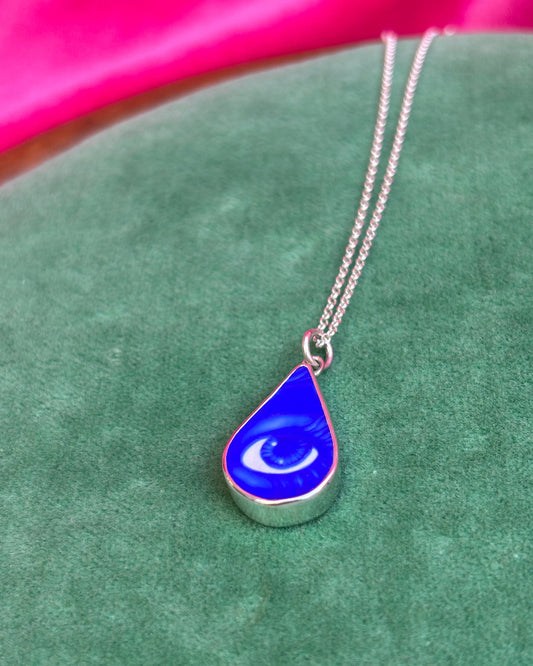 Blue Eye Drop Pendant